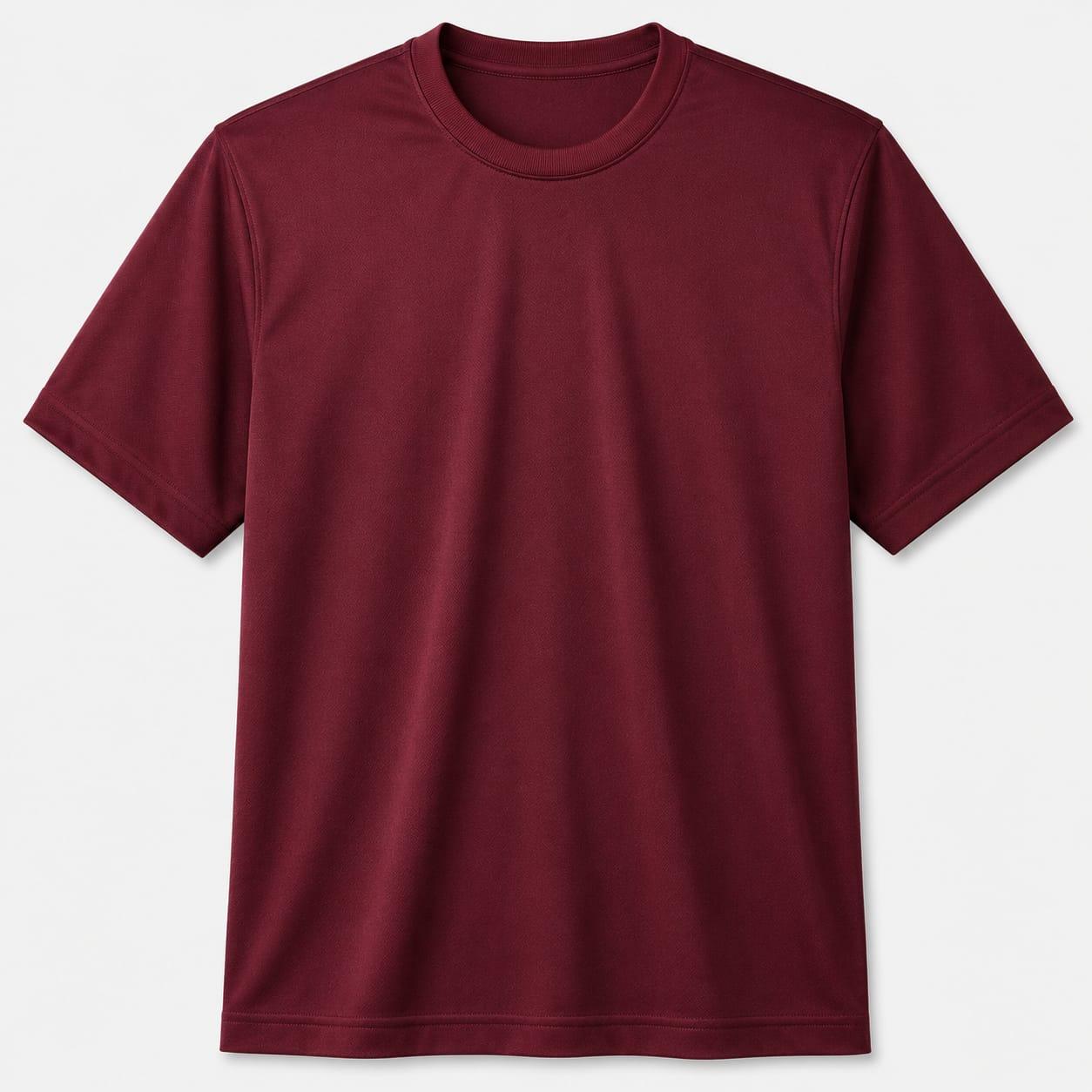 Dot Knit Round Neck T-Shirt